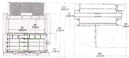High Speed Baler Diagram - 72 Inch