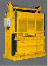 60" Low Profile Space Saving Vertical Baler