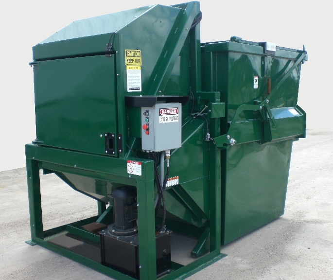 4 Yard Front Load Vertical Compactor