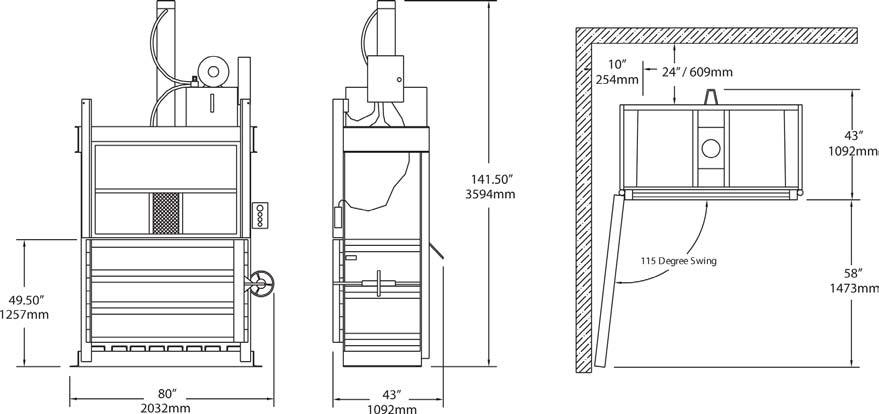 High Density Economy Baler Diagram