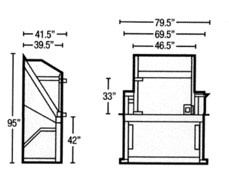 4 Yard Vertical Compactor Diagram 1
